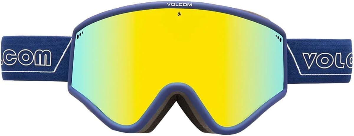 image:imageVolcom Yae GoggleDark BlueWhiteGold Chrome