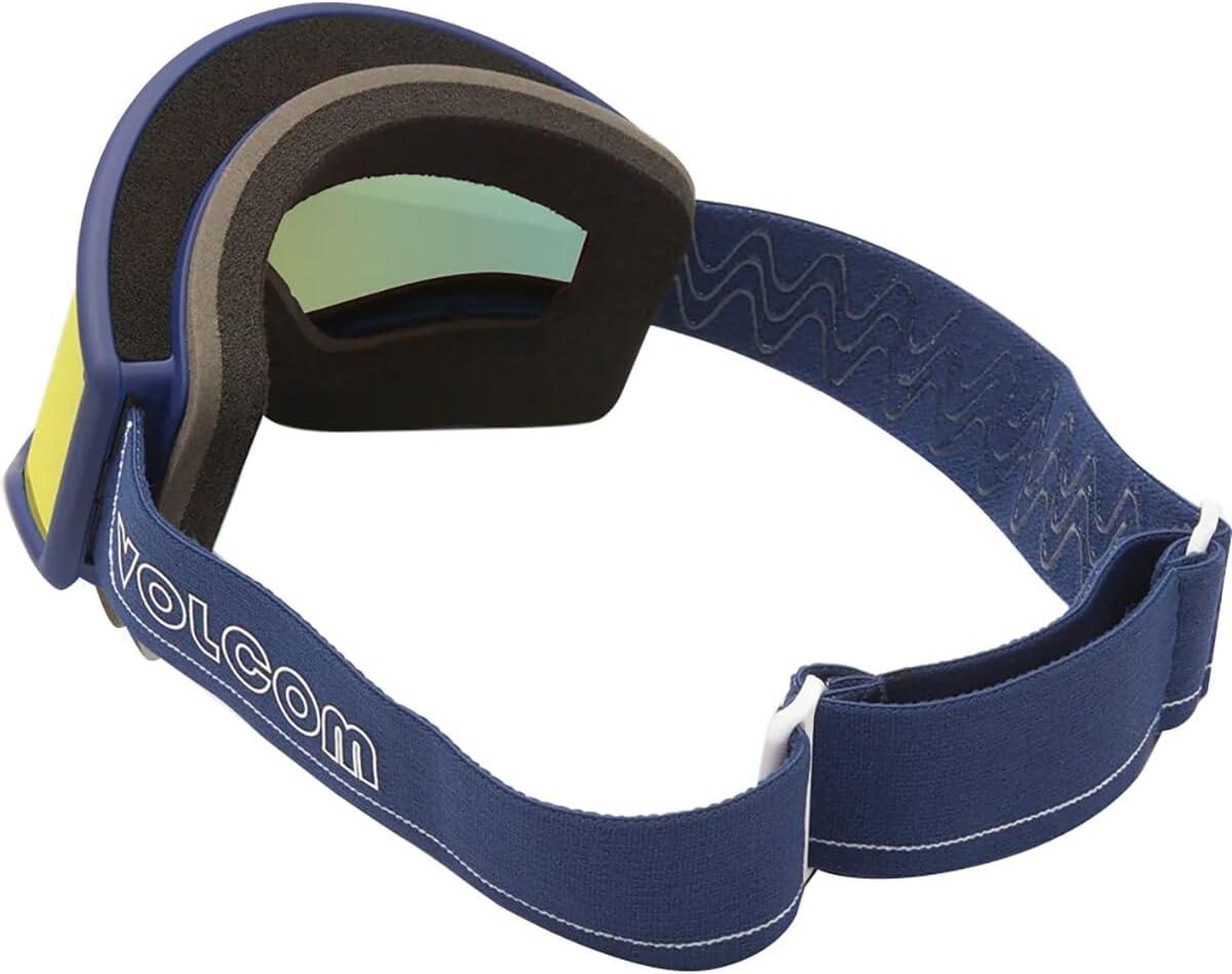 image:imageVolcom Yae GoggleDark BlueWhiteGold Chrome