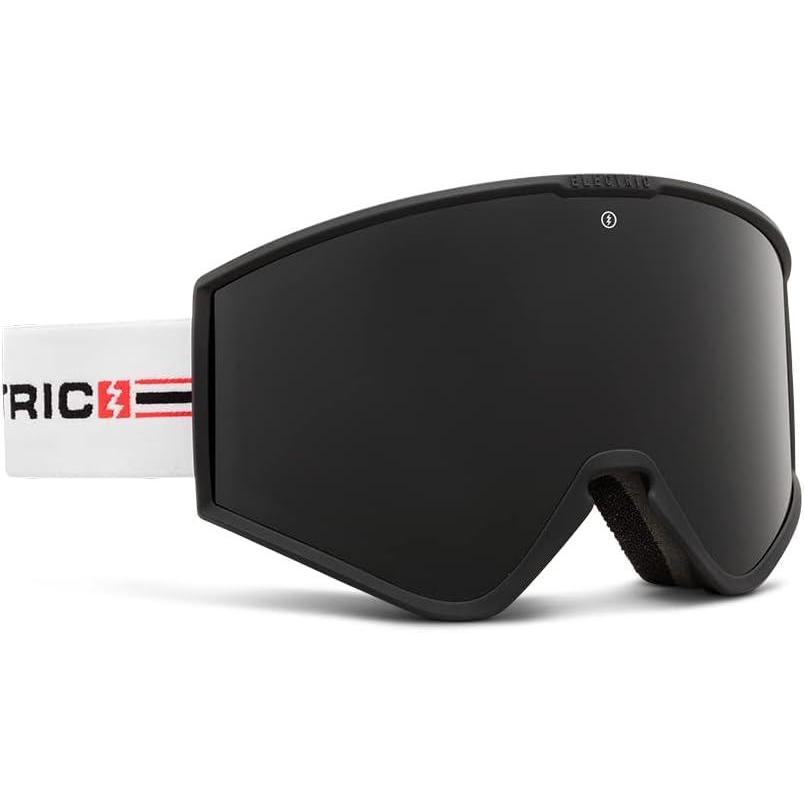 image:imageElectric Kleveland Snow Goggles White Tape 2 Frame Jet Black Lens